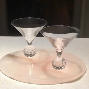 Saint-Louis St. Louis Crystal Martini glasses set of 2